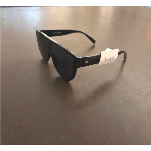 AIRE Continuum 2222500 Black Shield Sunglasses Recycled Plastic‎ Oversized NEW main image 6